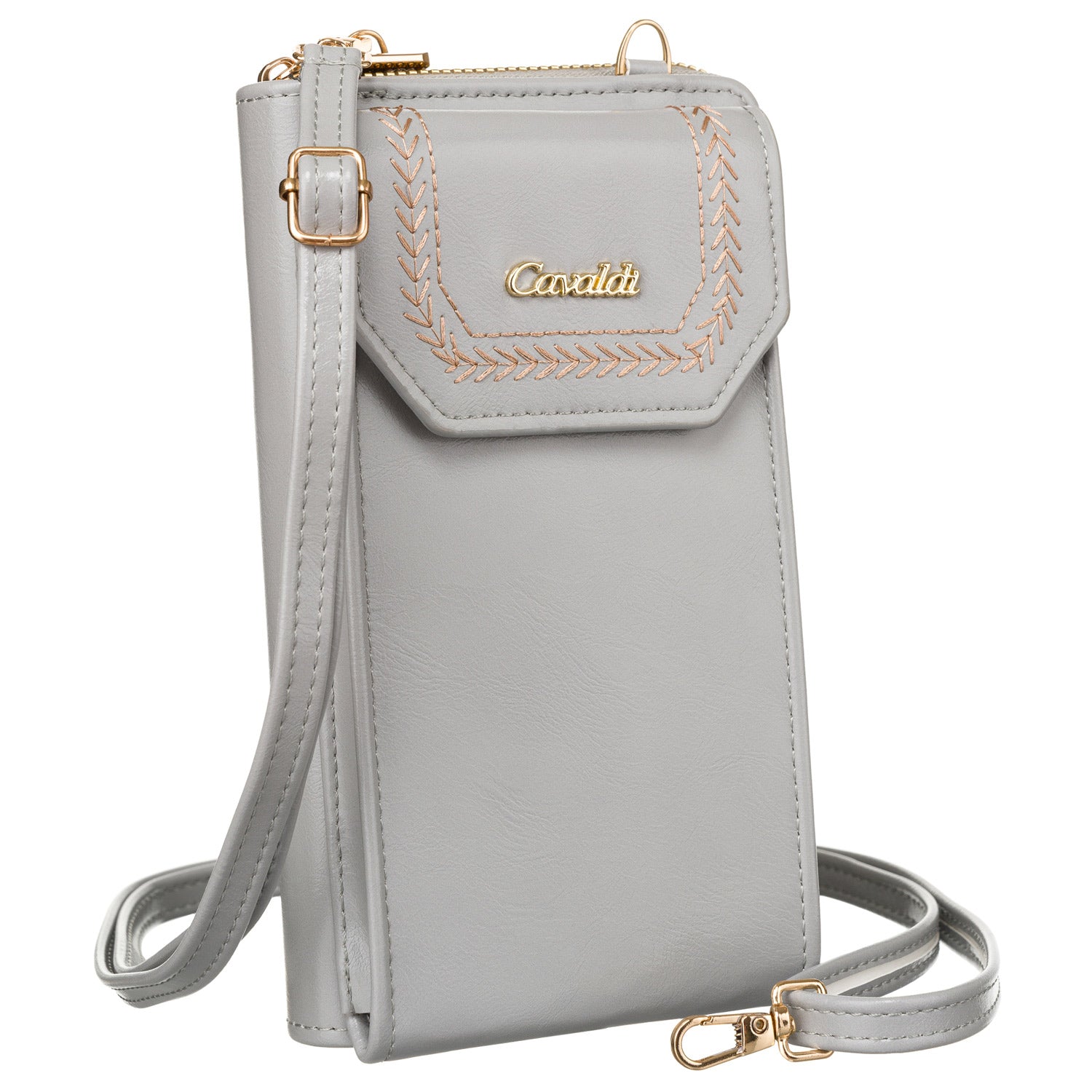 Rankinė 2w1 ilgu diržu Cavaldi, pilka C0165