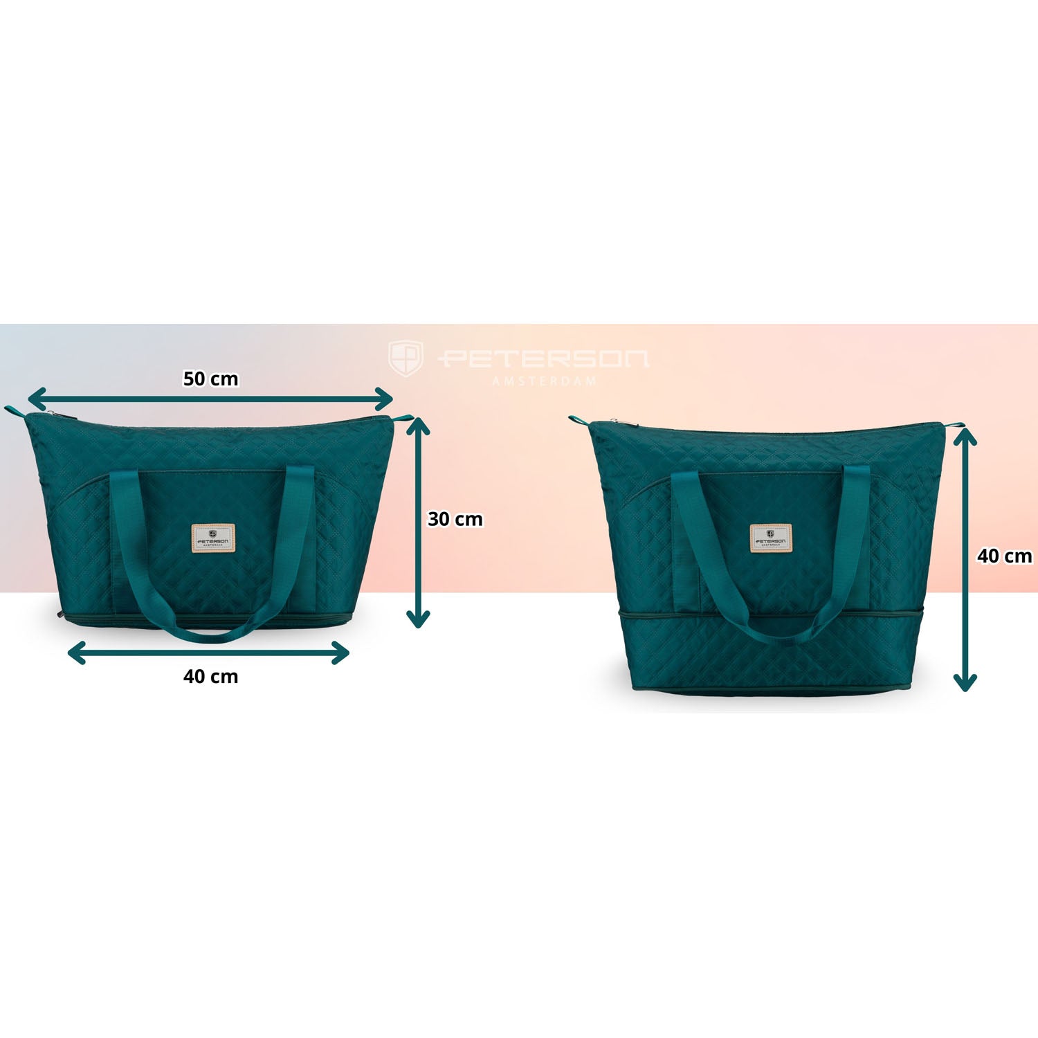 Didelė sportinė rankinė Peterson, žalia AX50