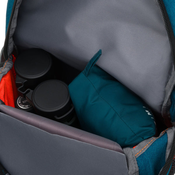 Kuprinė unisex Peterson, tamsiai mėlyna-oranžinė K1