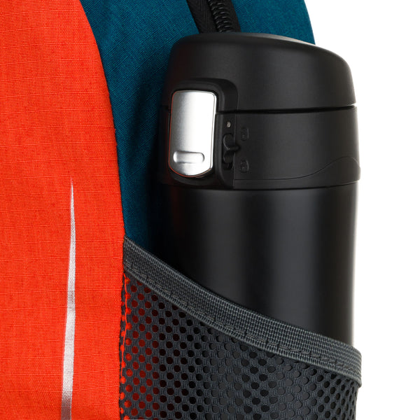 Kuprinė unisex Peterson, tamsiai mėlyna-oranžinė K1