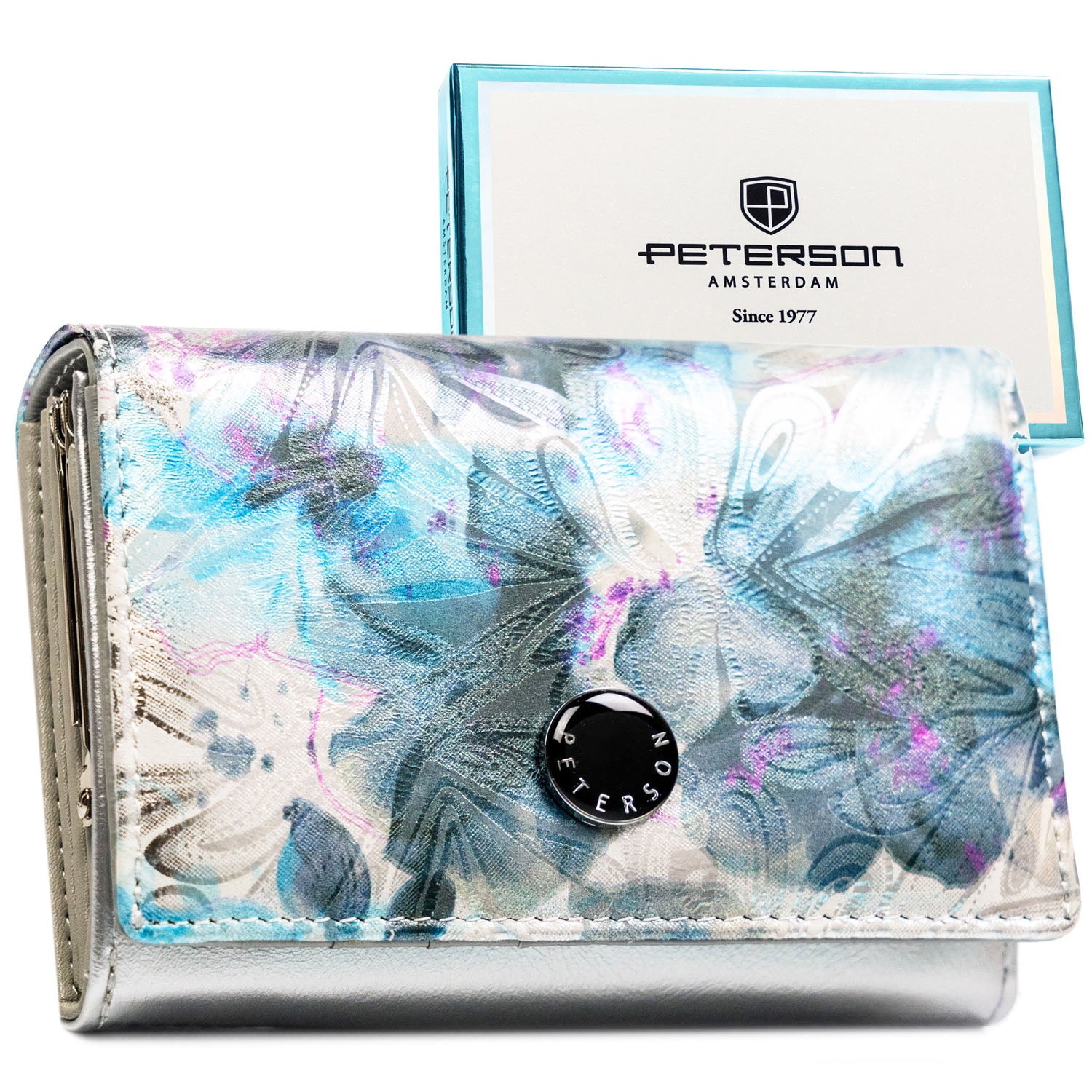 Vidutinė piniginė moterims Peterson, įvairiaspalvė PT16