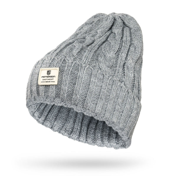 Kepurė, pirštinės ir šalikas Peterson, pilka S14