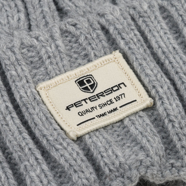 Kepurė, pirštinės ir šalikas Peterson, pilka S14