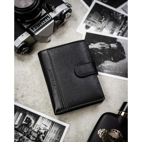 Dovanų rinkinys vyrams: piniginė su diržu Peterson N4L-DOT