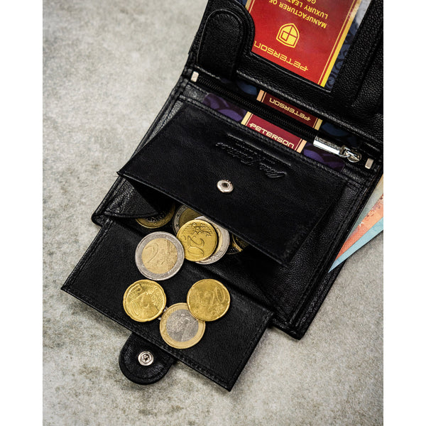 Dovanų rinkinys vyrams: piniginė su diržu Peterson N4L-DOT