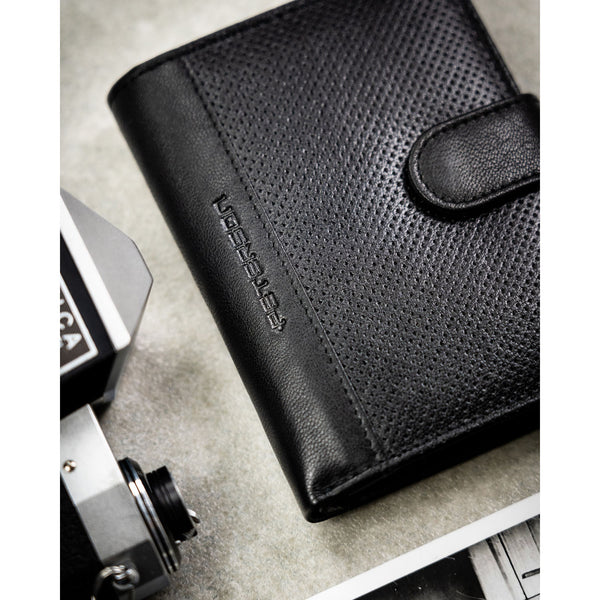 Dovanų rinkinys vyrams: piniginė su diržu Peterson N4L-DOT