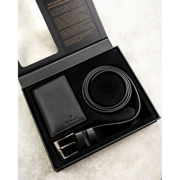 Dovanų rinkinys vyrams: piniginė su diržu Peterson N4