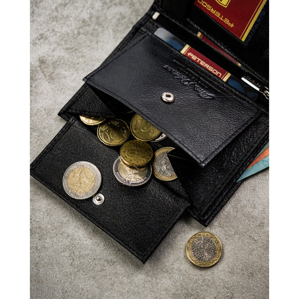 Dovanų rinkinys vyrams: piniginė su diržu Peterson N4