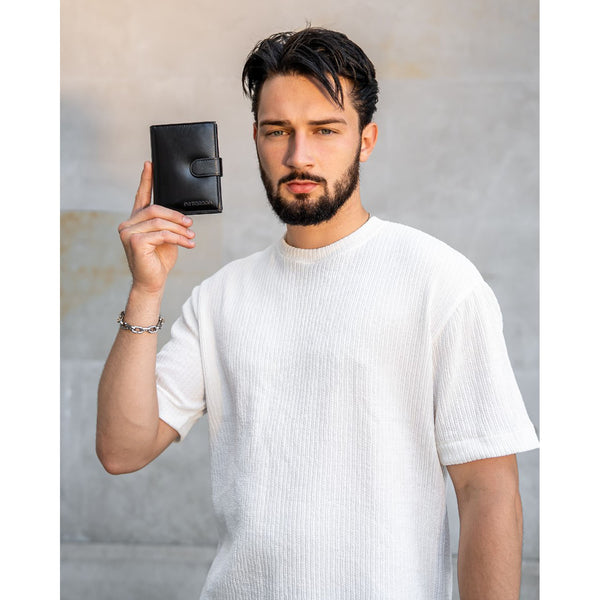 Dovanų rinkinys vyrams: piniginė su diržu Peterson N4L-TW