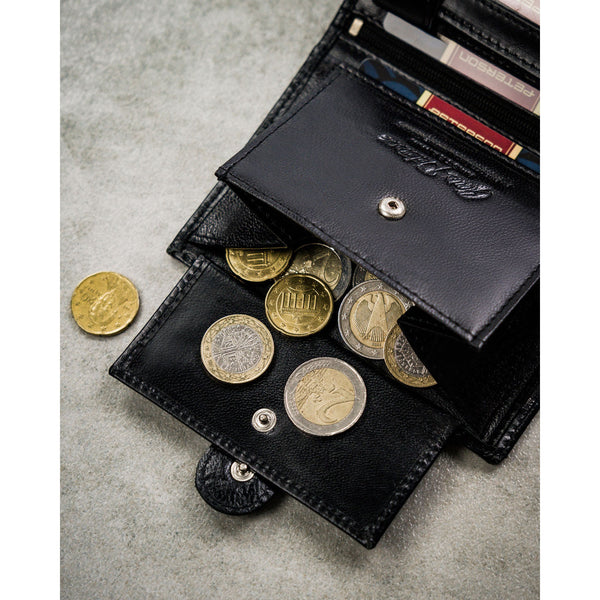 Dovanų rinkinys vyrams: piniginė su diržu Peterson N4L-TW