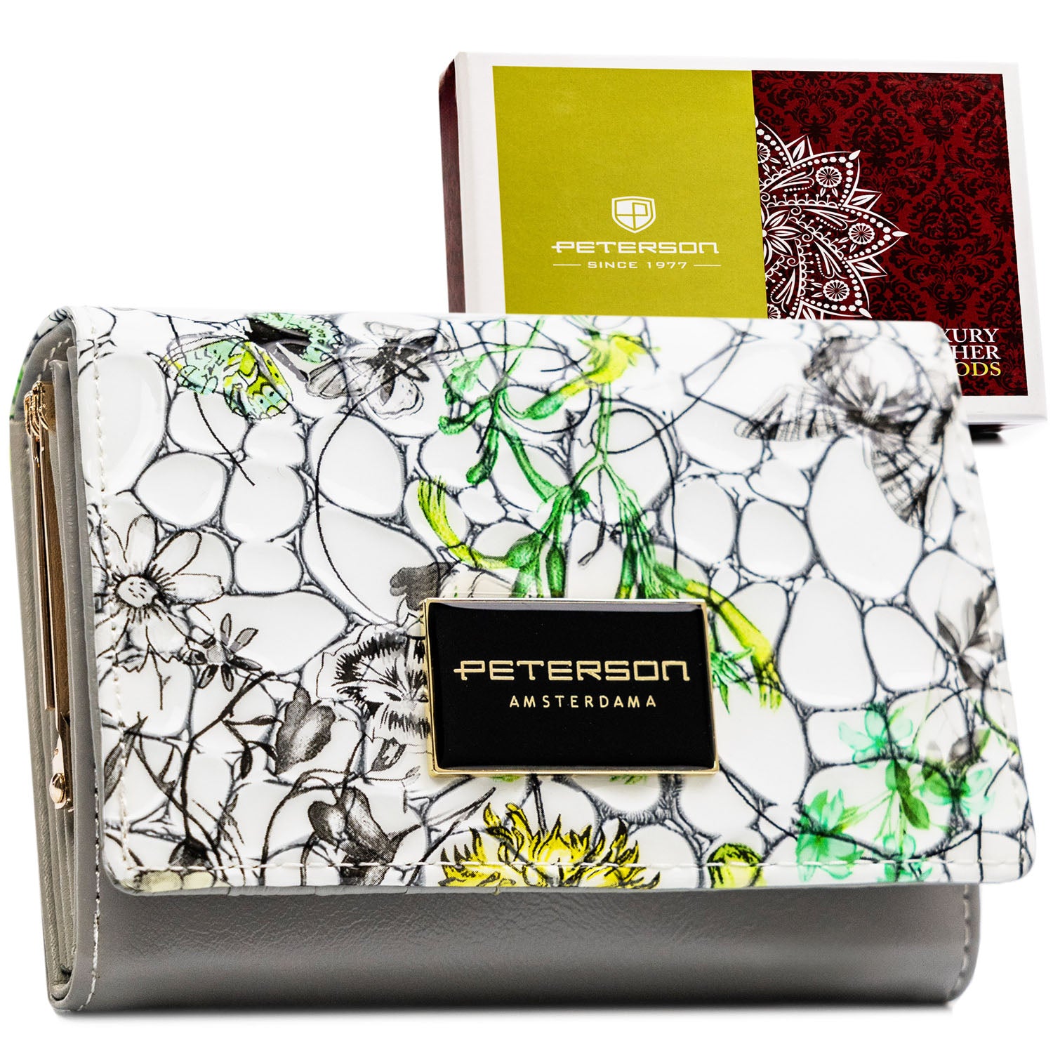 Piniginė moterims Peterson, žalias PT35