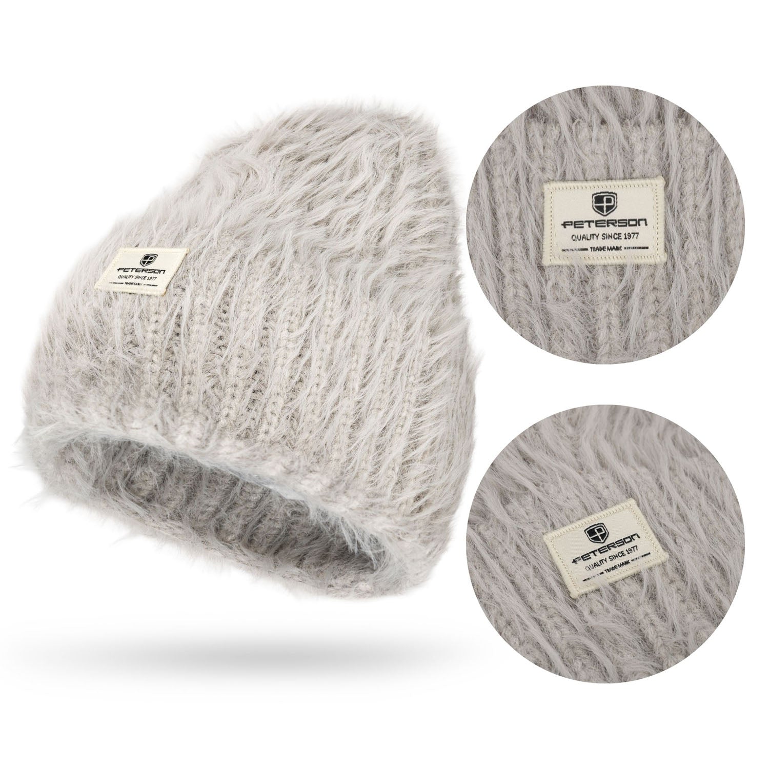 Žieminė kepurė moterims Peterson, pilka S29