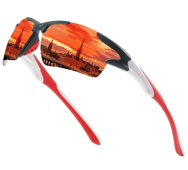 Poliarizuoti akiniai nuo saulės H17, raudoni