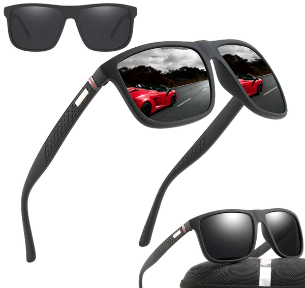 Poliarizuoti akiniai nuo saulės vyrams Z91, juodi