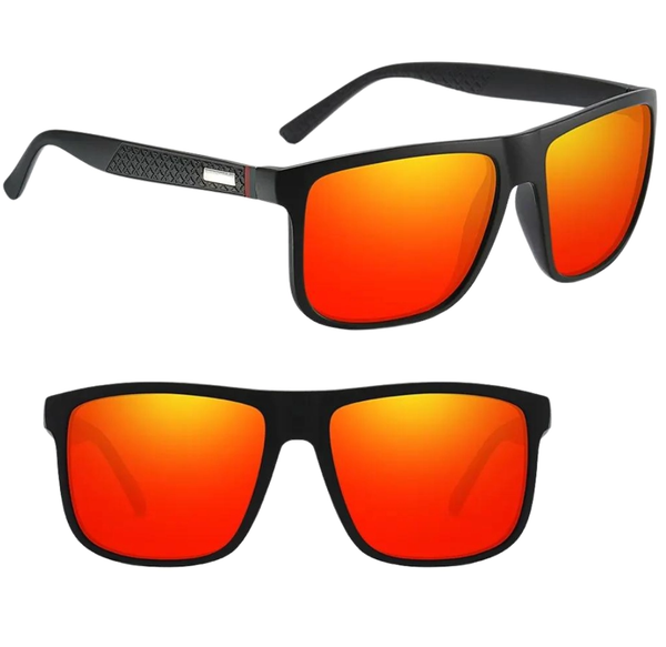 Poliarizuoti akiniai nuo saulės vyrams Z91, raudoni