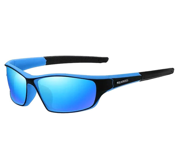 Poliarizuoti sportiniai akiniai nuo saulės vyrams H25 mėlyni
