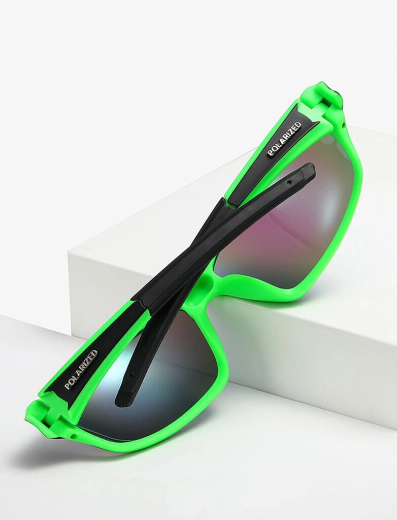 Poliarizuoti sportiniai akiniai nuo saulės vyrams H25 žali