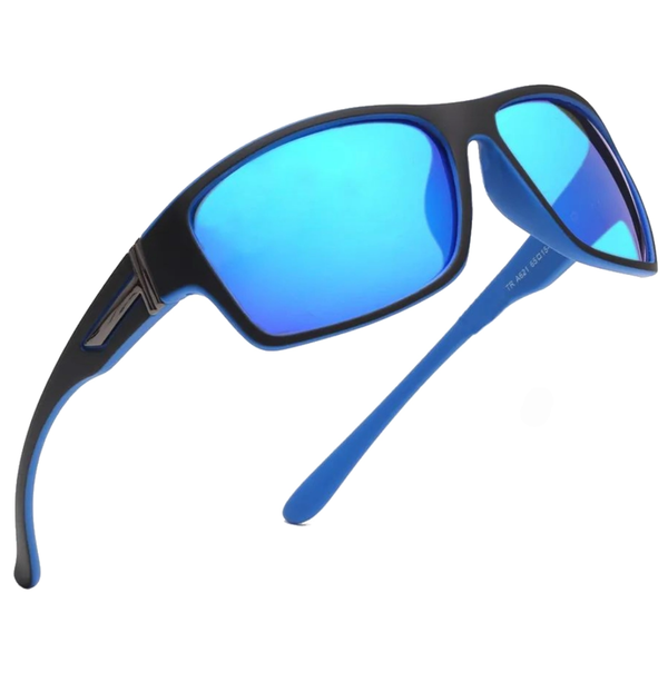 Poliarizuoti sportiniai akiniai vyrams U54, mėlyni