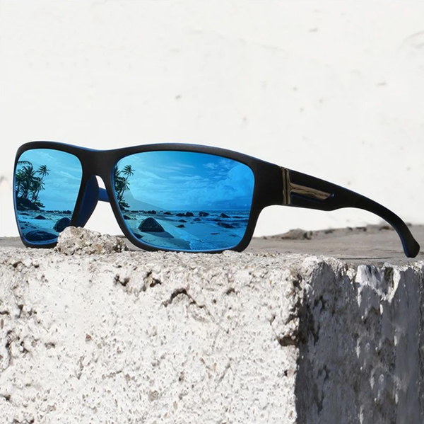 Poliarizuoti sportiniai akiniai vyrams U54, mėlyni