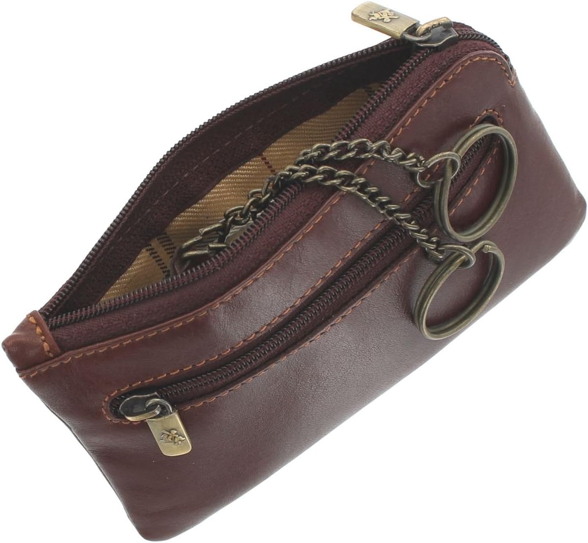 Raktinė iš natūralios odos Visconti MZ19, ruda S520