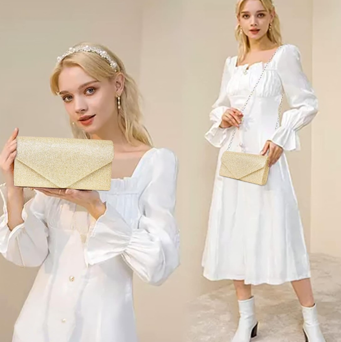 Rankinė moterims E40, aukso spalvos R286