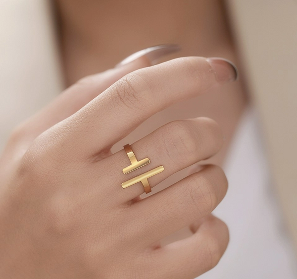 Reguliuojamo dydžio žiedas moterims A47