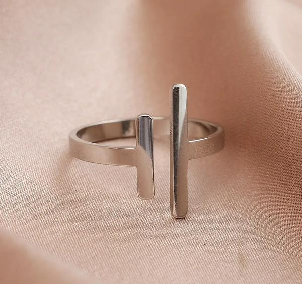 Reguliuojamo dydžio žiedas moterims A48