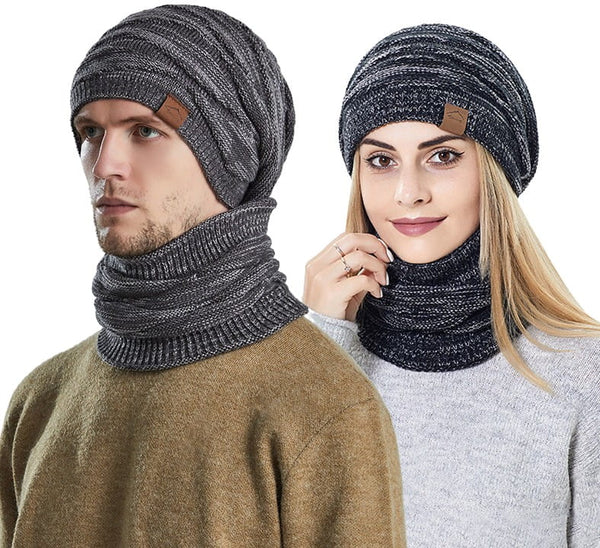Šaliko ir kepurės komplektas R68