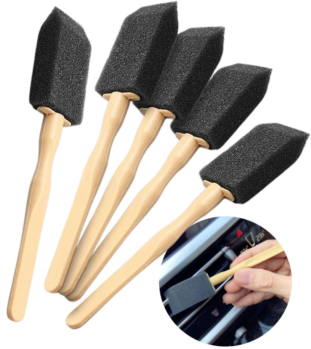 Šepetėliai automobilio valymui, 5 vnt. A115