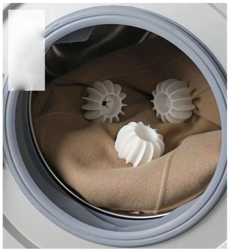 Skalbimo kamuoliukai 5 vnt Z6, balti