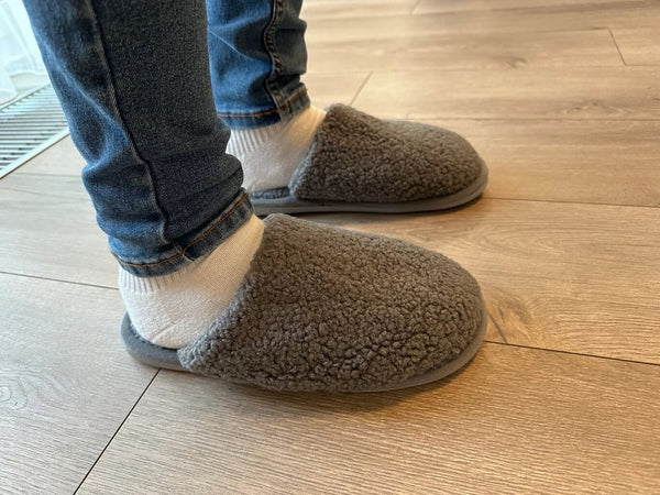 Šlepetės vyrams, pilkos