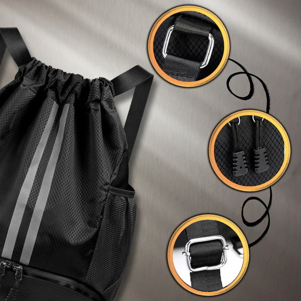 Sportinė kuprinė, juoda