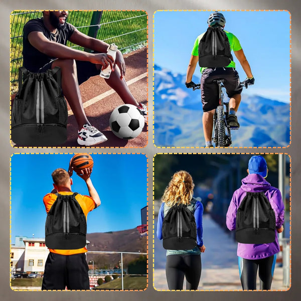 Sportinė kuprinė, juoda