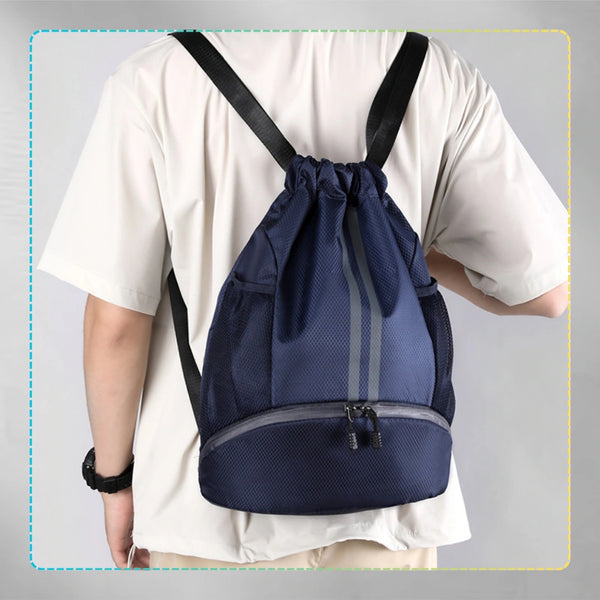 Sportinė kuprinė, tamsiai mėlyna