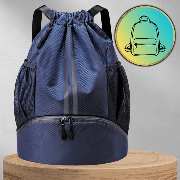 Sportinė kuprinė, tamsiai mėlyna