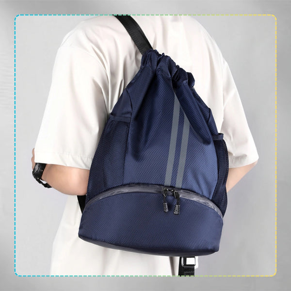 Sportinė kuprinė, tamsiai mėlyna