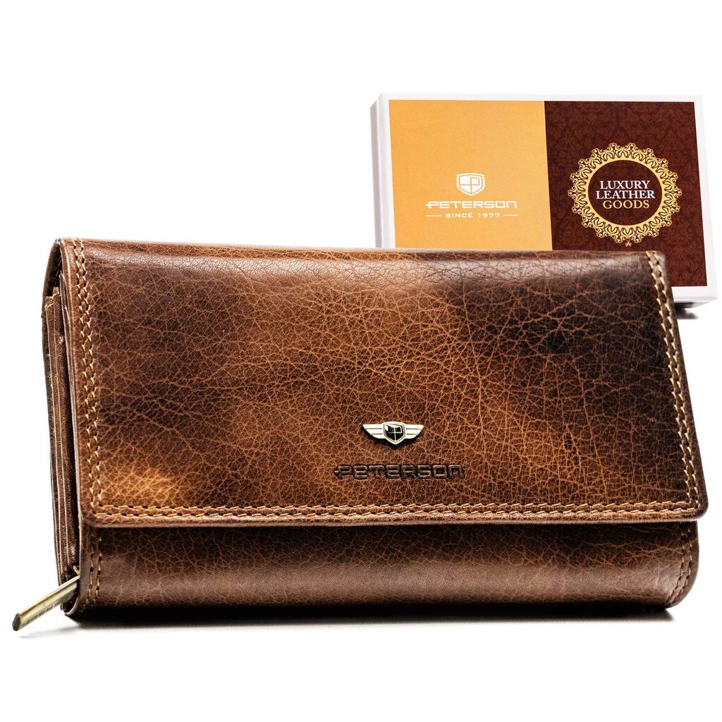 Stilinga moteriška piniginė vintage stiliaus - Peterson D2