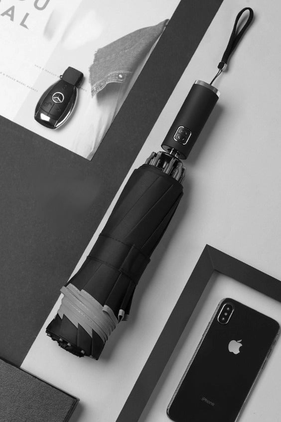 Sulankstomas skėtis K25, juodas