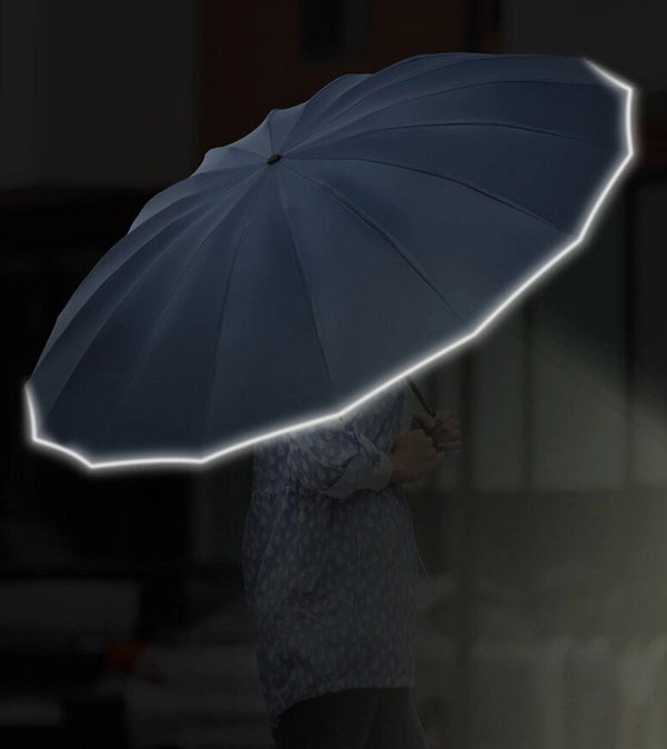 Sulankstomas skėtis su pirštinėmis