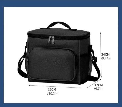 Termo krepšys H60, juodas N113