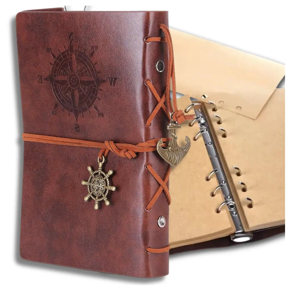 Užrašų knygelė, ruda, A6, 75 lapų