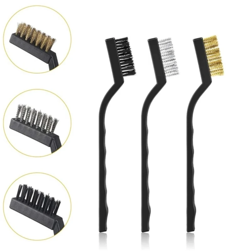 Valymo šepetėlių rinkinys 3 vnt H5