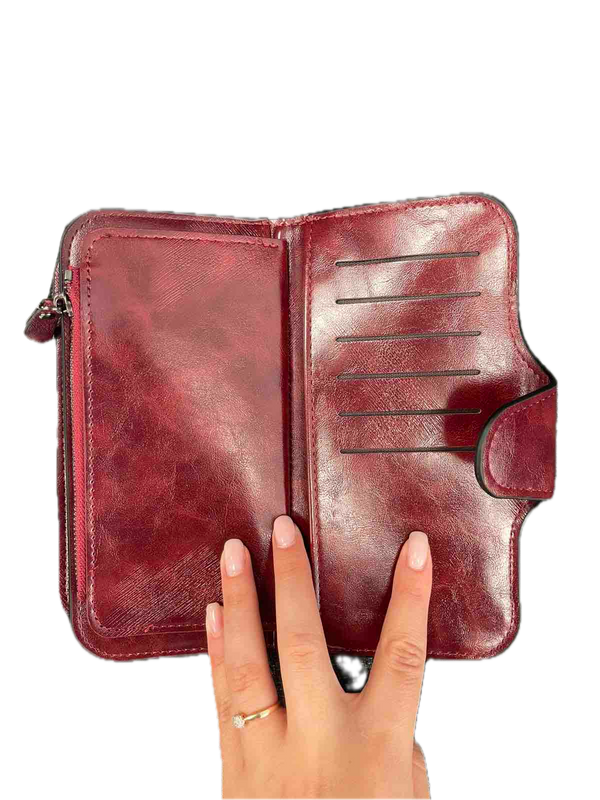 Piniginė moterims C22-1, bordo D945