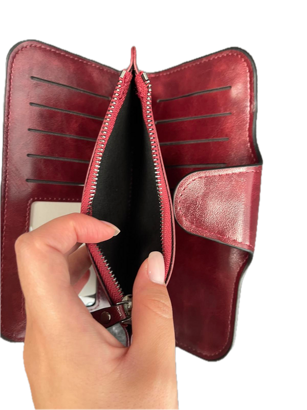 Piniginė moterims C22-1, bordo D945