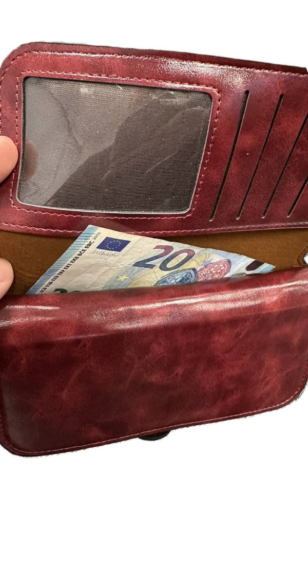 Piniginė moterims C22-1, bordo D945