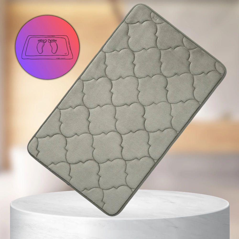 Vonios kilimėlis 50x80cm M11, pilkas