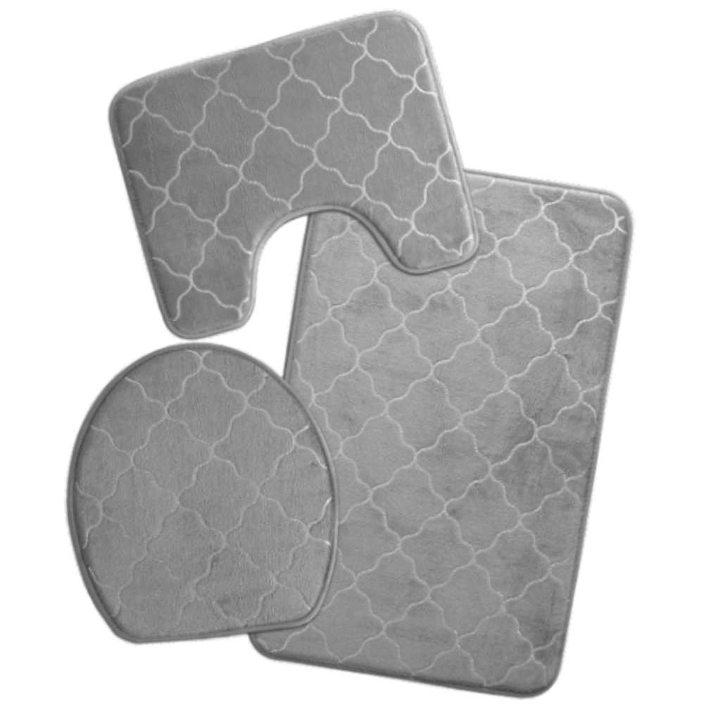 Vonios kilimėlių rinkinys M12, pilkas