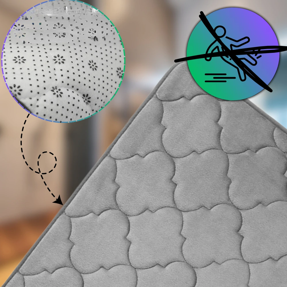 Vonios kilimėlių rinkinys M12, pilkas