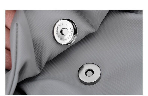 Vyriška daugiafunkcė anti-theft USB per petį nešiojama kuprinė, pilka