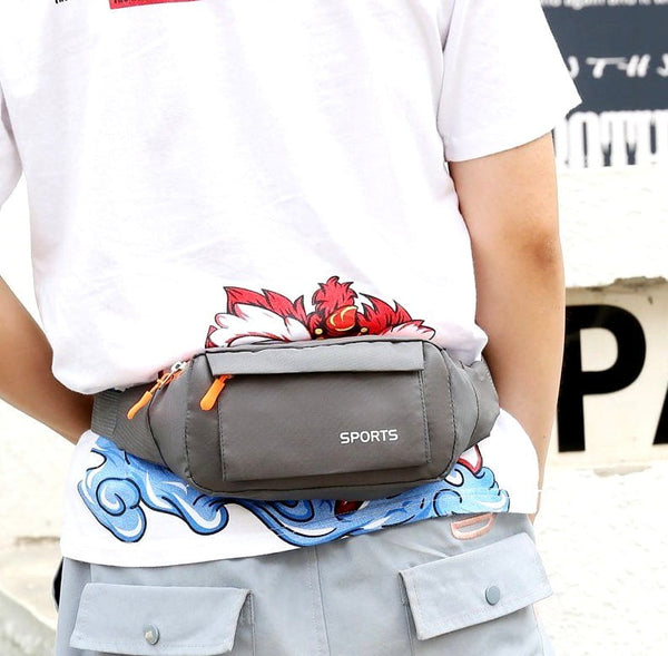 Vyriška juosmens rankinė, krepšys C120, pilka R229